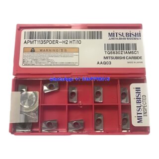 Original Mitsubishi APMT1135PDER-H2 Carbide Insert - Parallelogram 85° | Steel & More (10 PCS) APMT1135PDER-H2 HTi10
