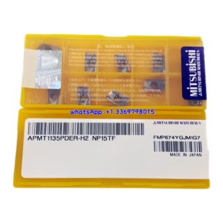 Original Mitsubishi APMT1135PDER-H2 Carbide Insert - Parallelogram 85° | Steel & More (10 PCS) APMT1135PDER-H2 NP15TF