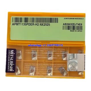 Original Mitsubishi APMT1135PDER-H2 NX2525 Carbide Insert - Parallelogram 85° | Steel & More (10 PCS)