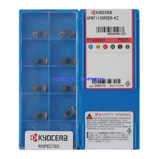 Original Kyocera APMT1135PDER-KZ PG025 Carbide Insert - Parallelogram 85° (10 PCS)