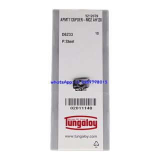 Original Tungaloy APMT1135PDER-M02-AH120 AH120 Carbide Insert - Parallelogram 85° | Hardened Steel (10 PCS)