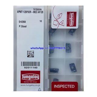 Original Tungaloy APMT1135PDER-M02 AH120 Carbide Insert - Parallelogram 85° | Hardened Steel (10 PCS)