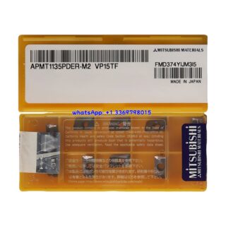 Original Mitsubishi APMT1135PDER-M2-VP15TF VP15TF Carbide Insert - Parallelogram 85° | Steel, Stainless Steel (10 PCS)