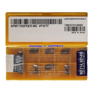 Original Mitsubishi APMT1135PDER-M2-VP15TF VP15TF Carbide Insert - Parallelogram 85° | Steel, Stainless Steel (10 PCS)