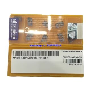 Original Mitsubishi APMT1135PDER-M2 Carbide Insert - Parallelogram 85° | Steel, Stainless Steel (10 PCS) NP15TF APMT1135PDER-M2 NP15TF