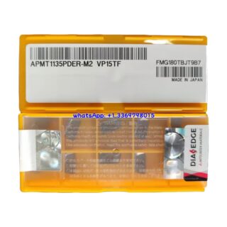 Original Mitsubishi APMT1135PDER-M2 VP15TF Carbide Insert - Parallelogram 85° | Steel, Stainless Steel (10 PCS)