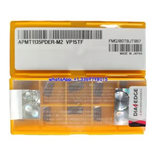 Original Mitsubishi APMT1135PDER-M2 VP15TF Carbide Insert - Parallelogram 85° | Steel, Stainless Steel (10 PCS)