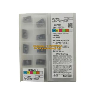 Original HITACHI APMT12T308R CY250 Carbide Insert - Parallelogram 85° (10 PCS)