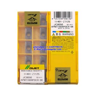Original DIJET APMT1604PDER-08 JC8050 Carbide Insert - Parallelogram 85° (10 PCS)