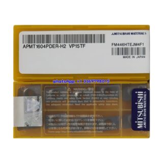 Original Mitsubishi APMT1604PDER-H2 VP15TF Carbide Insert - Parallelogram 85° | Steel, Stainless Steel (10 PCS)