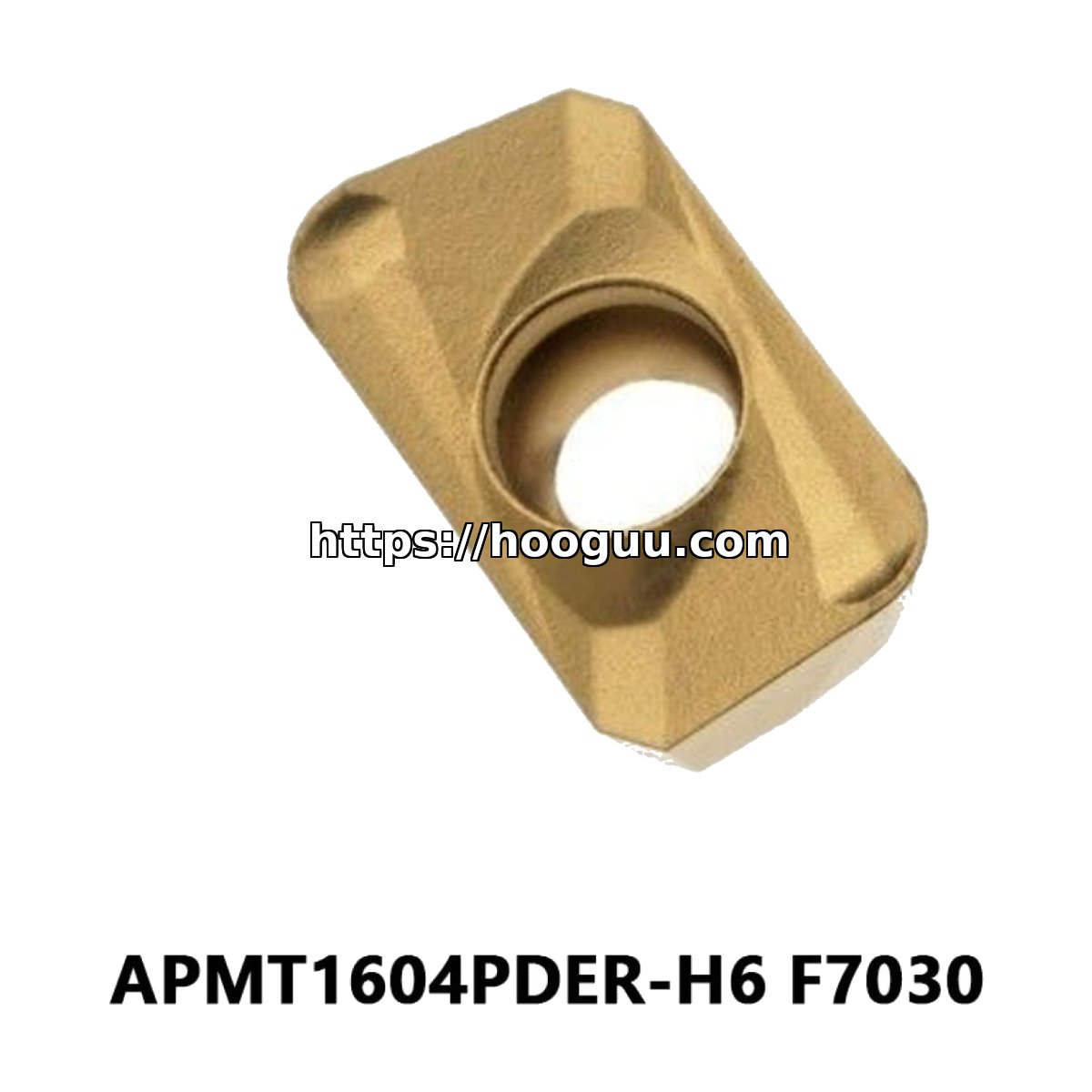 Original Mitsubishi APMT1604PDER-H6 F7030 Carbide Milling Insert - Parallelogram 85° (10 PCS)