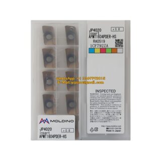 Original HITACHI APMT1604PDER-HS JP4020 Carbide Insert - Parallelogram 85° (10 PCS)