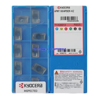 Original Kyocera APMT1604PDER-KZ PG025 Carbide Insert - Parallelogram 85° (10 PCS)