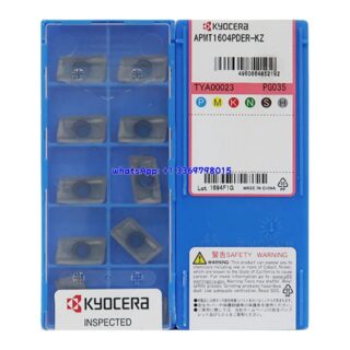 Original Kyocera APMT1604PDER-KZ PG035 Carbide Insert - Parallelogram 85° (10 PCS)