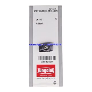 Original Tungaloy APMT1604PDER-M02-AH120 AH120 Carbide Insert - Parallelogram 85° | Hardened Steel (10 PCS)