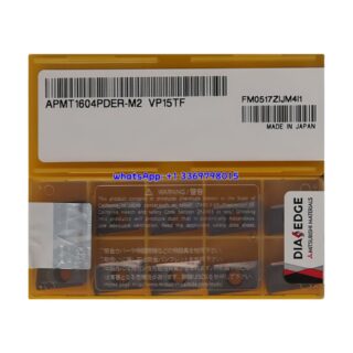 Original Mitsubishi APMT1604PDER-M2 VP15TF Carbide Insert - Parallelogram 85° | Steel, Stainless Steel (10 PCS)
