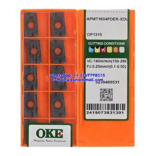 Original OKE APMT1604PDER-XDU OP1315 Carbide Insert - Parallelogram 85° (10 PCS)