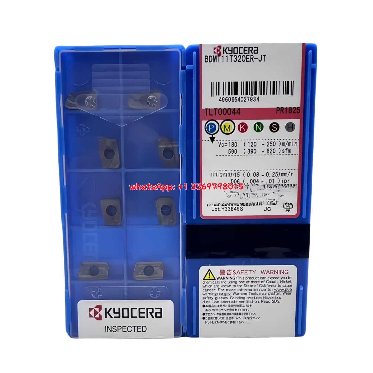 Kyocera BDMT11T320ER-JT PR1825 Carbide Insert - Parallelogram 82° | Steel & More (10 PCS)