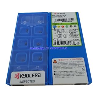 Original Kyocera CCGT030102MR-F PR1025 Carbide Turning Insert - Diamond 80° (10 PCS)