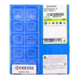 Original Kyocera CCGT030102L-F Carbide Insert - Diamond 80° (10 PCS) TN60 CCGT030102L-F TN60
