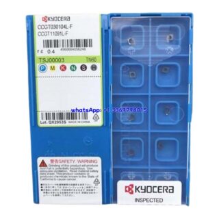 Original Kyocera CCGT030104L-F Carbide Insert - Diamond 80° (10 PCS) TN60 CCGT030104L-F TN60