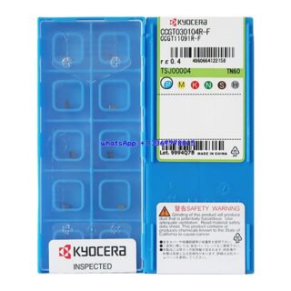 Original Kyocera CCGT030104R-F Carbide Insert - Diamond 80° (10 PCS) TN60 CCGT030104R-F TN60