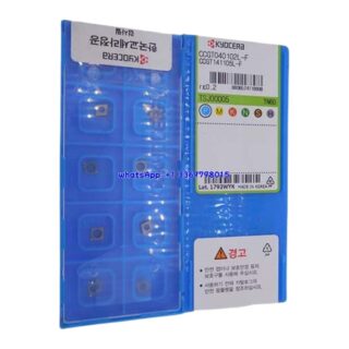 Original Kyocera CCGT040102L-F Carbide Insert - Diamond 80° (10 PCS) TN60 CCGT040102L-F TN60