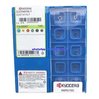 Original Kyocera CCGT040104L-F Carbide Insert - Diamond 80° (10 PCS) TN60 CCGT040104L-F TN60