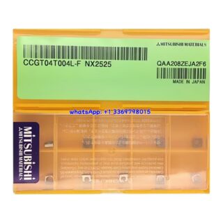 Original Mitsubishi CCGT04T004L-F NX2525 Carbide Insert - Diamond 80° | Steel & More (10 PCS)