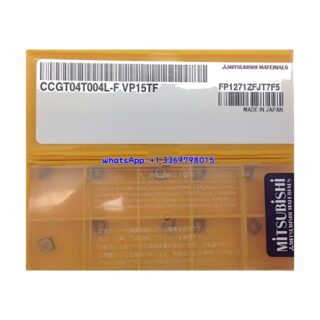 Original Mitsubishi CCGT04T004L-F VP15TF Carbide Insert - Diamond 80° | Steel, Stainless Steel (10 PCS)