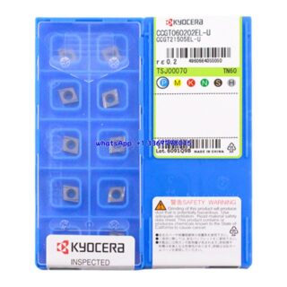 Original Kyocera CCGT060202EL-U Carbide Insert - Diamond 80° (10 PCS) TN60 CCGT060202EL-U TN60