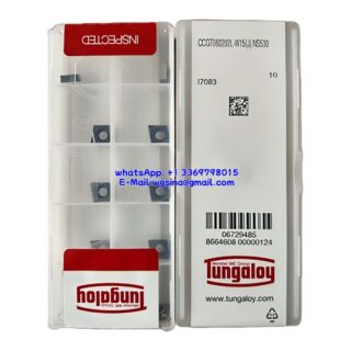 Original Tungaloy CCGT060202L-W15 NS530 Carbide Insert - Diamond 80° (10 PCS)