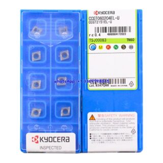 Original Kyocera CCGT060204EL-U Carbide Insert - Diamond 80° (10 PCS) TN60 CCGT060204EL-U TN60