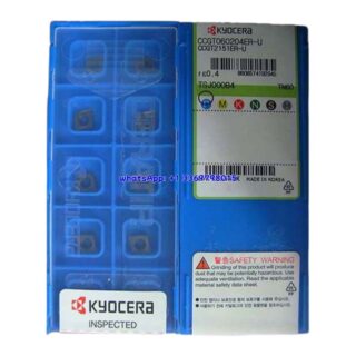 Original Kyocera CCGT060204ER-U Carbide Insert - Diamond 80° (10 PCS) TN60 CCGT060204ER-U TN60