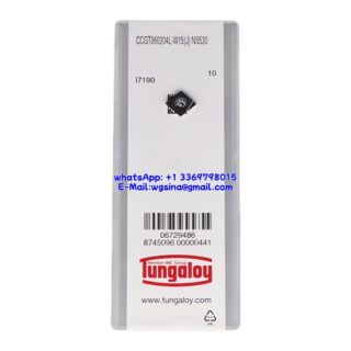 Original Tungaloy CCGT060204L-W15-NS530 NS530 Carbide Insert - Diamond 80° (10 PCS)