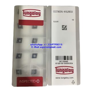 Original Tungaloy CCGT060204L-W15 NS530 Carbide Insert - Diamond 80° (10 PCS)