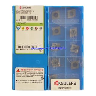 Original Kyocera CCGT09T302ER-U Carbide Insert - Diamond 80° (10 PCS) TN60 CCGT09T302ER-U TN60