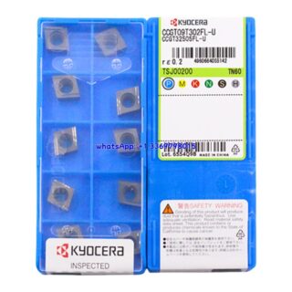 Original Kyocera CCGT09T302FL-U Carbide Insert - Diamond 80° (10 PCS) TN60 CCGT09T302FL-U TN60