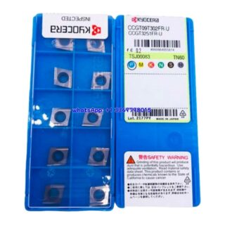 Original Kyocera CCGT09T302FR-U Carbide Insert - Diamond 80° (10 PCS) TN60 CCGT09T302FR-U TN60