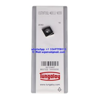Original Tungaloy CCGT09T302L-W20-NS530 NS530 Carbide Insert - Diamond 80° (10 PCS)