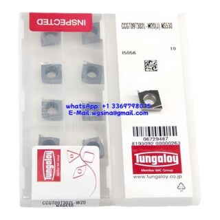 Original Tungaloy CCGT09T302L-W20 NS530 Carbide Insert - Diamond 80° (10 PCS)