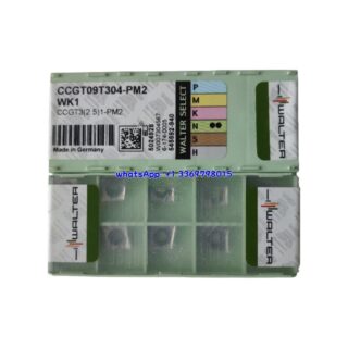 Original Walter CCGT09T304-PM2 Carbide Turning Insert - Diamond 80° (10 PCS) WK1 CCGT09T304-PM2 WK1
