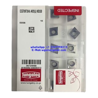 Original Tungaloy CCGT09T304L-W20 NS530 Carbide Insert - Diamond 80° (10 PCS)