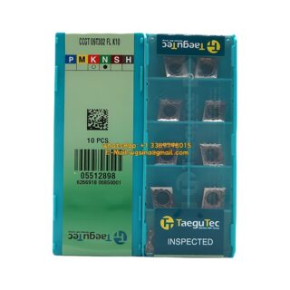 Original TaeguTec 09T302 Carbide Insert (10 PCS) CCGT FL K10 CCGT 09T302 FL K10