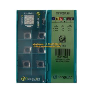 Original TaeguTec 09T304 Carbide Insert (10 PCS) CCGT FL K10 CCGT 09T304 FL K10