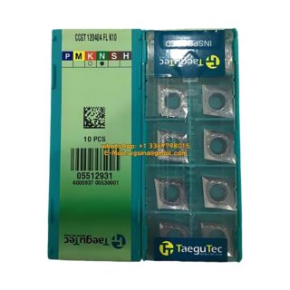 Original TaeguTec 120404 Carbide Insert (10 PCS) CCGT FL K10 CCGT 120404 FL K10