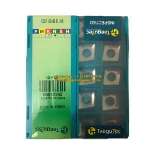 Original TaeguTec 120408 Carbide Insert (10 PCS) CCGT FL K10 CCGT 120408 FL K10
