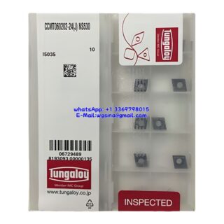 Original Tungaloy CCMT060202-24 NS530 Carbide Insert - Diamond 80° (10 PCS)