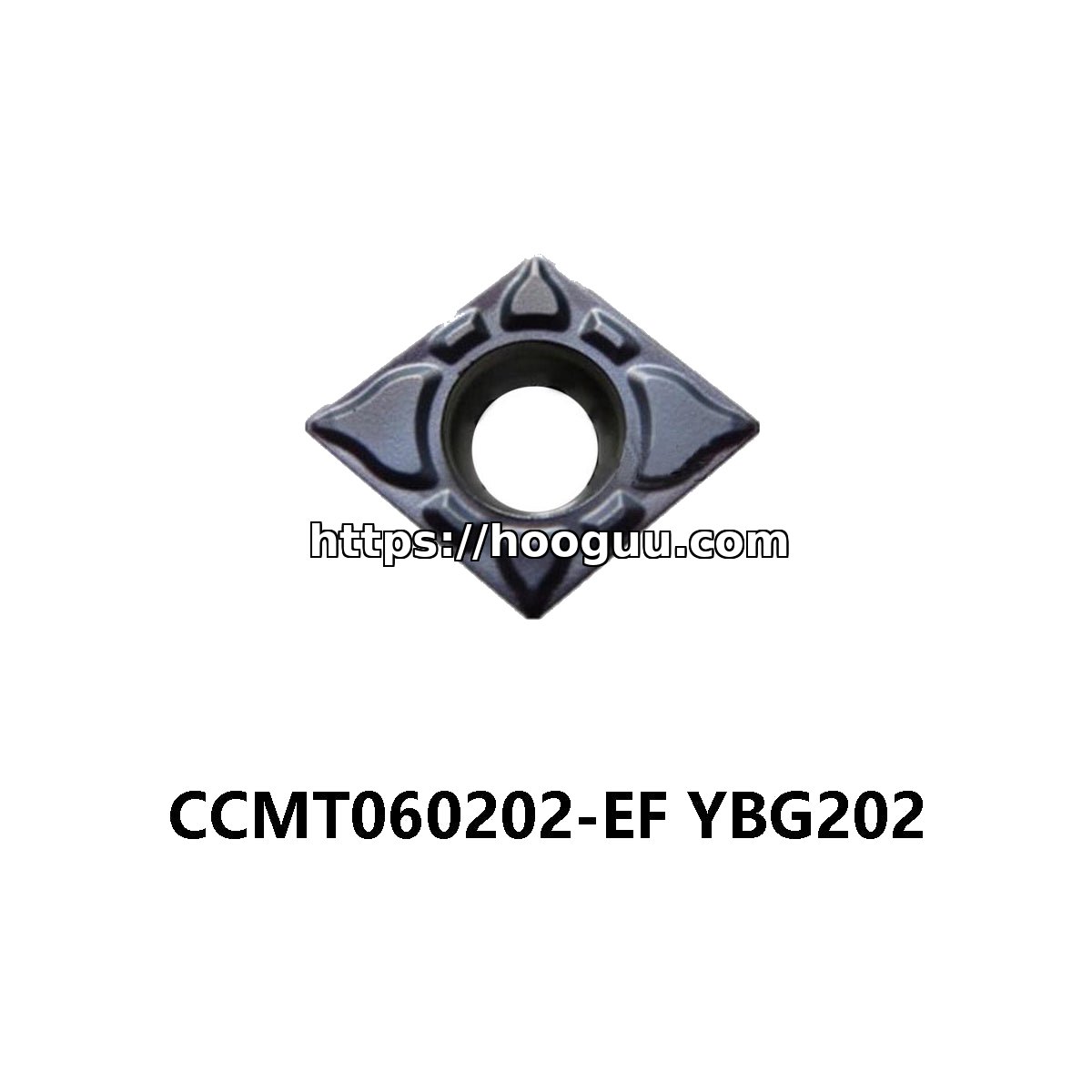 Original ZCC-CT CCMT060202-EF YBG202 Carbide Insert - Diamond 80° | Steel (10 PCS) - Image 2