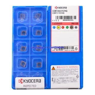 Original Kyocera CCMT060202-HQ PR1125 Carbide Insert - Diamond 80° (10 PCS)